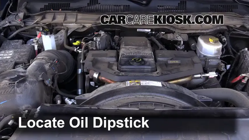 2015 Ram 2500 Laramie 6.7L 6 Cyl. Turbo Diesel Crew Cab Pickup (4 Door) Oil Check Oil Level